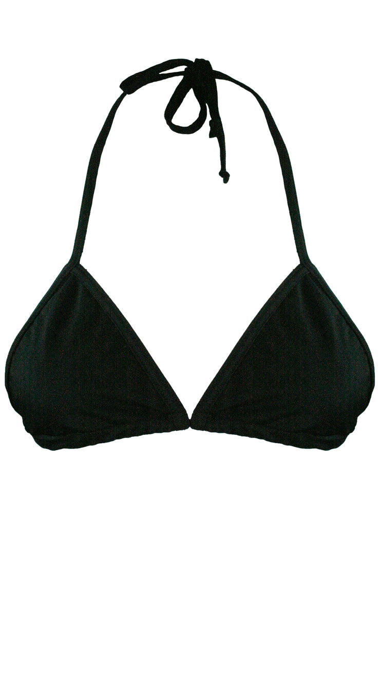 Black Triangle Bikini Top