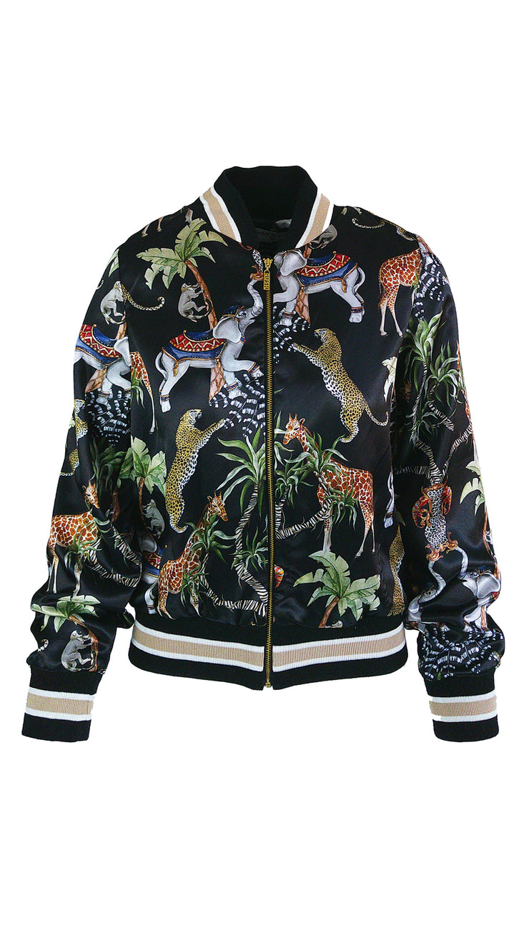 Serengeti Safari Luxe Legacy Bomber Lined Jacket