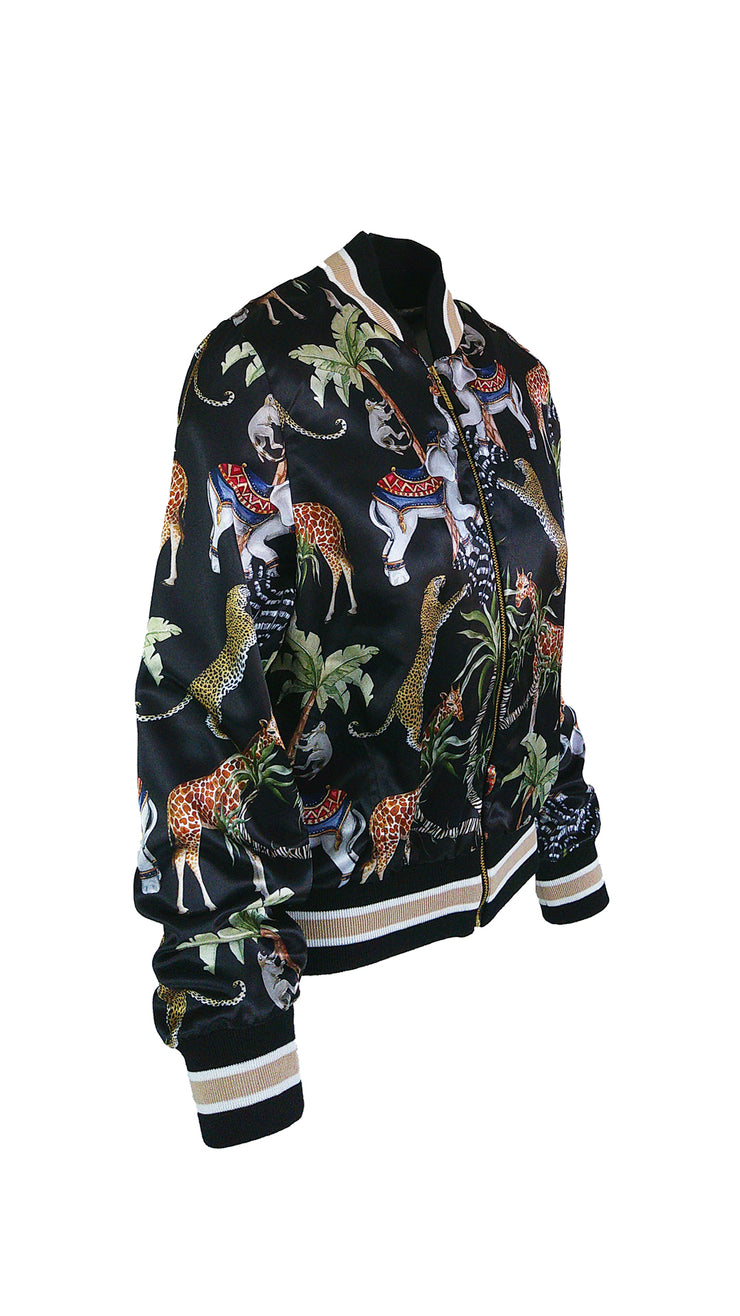 Serengeti Safari Luxe Legacy Bomber Lined Jacket
