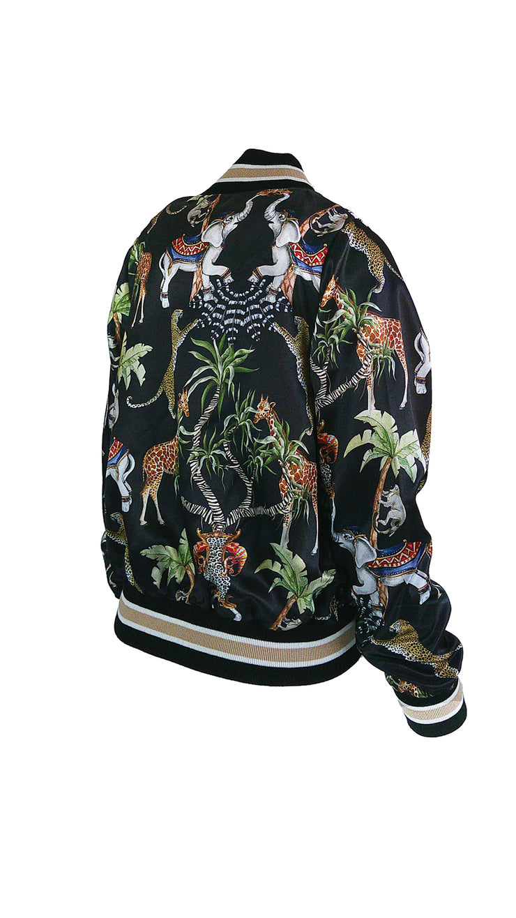 Serengeti Safari Luxe Legacy Bomber Lined Jacket
