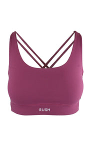Claret Free My Heart Sports Bra