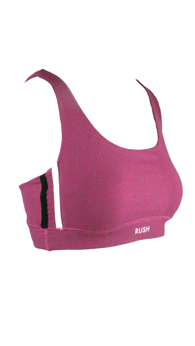Claret Free My Heart Sports Bra