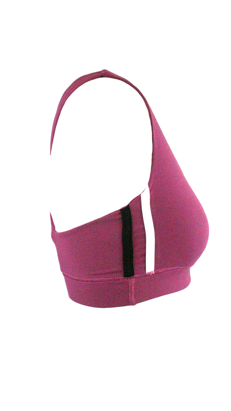 Claret Free My Heart Sports Bra