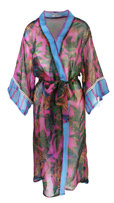 Safari Siesta Chiffon Kimono Cover Up