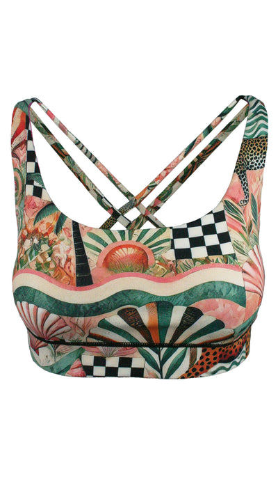 Sunkissed Safari Free My Heart Sports Bra