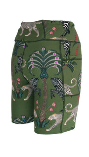 Okavango Olive High Waist Shorts