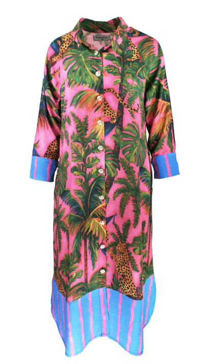 Safari Siesta Luxe Shirt Dress