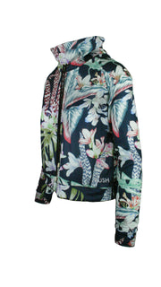Floral Botanical Mesh Pullover