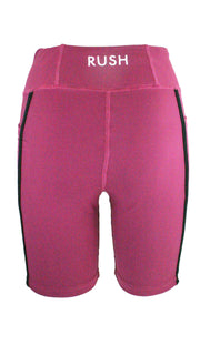 Claret Panel Pro High Waist Shorts