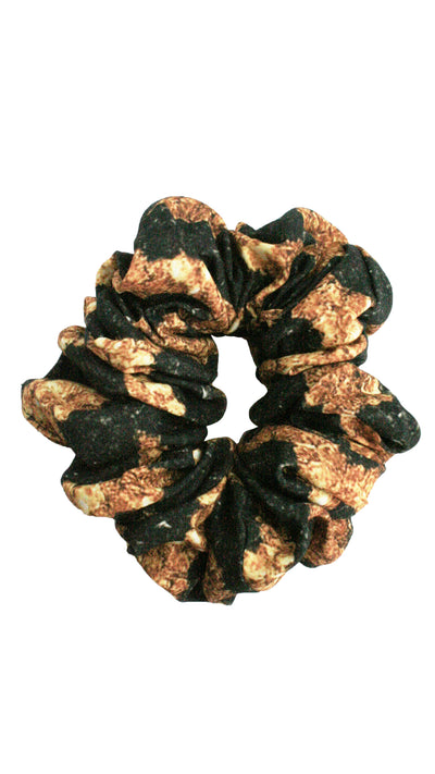 Midnight Leopard Scrunchie
