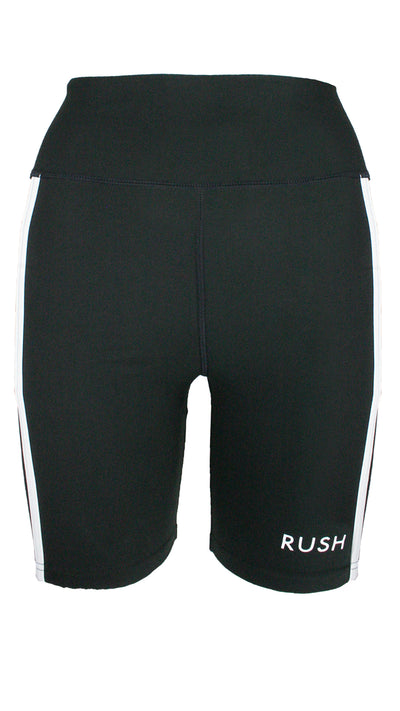 Black Panel Pro High Waist Shorts