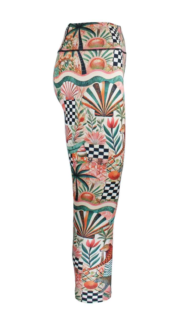 Sunkissed Safari F/L Tights