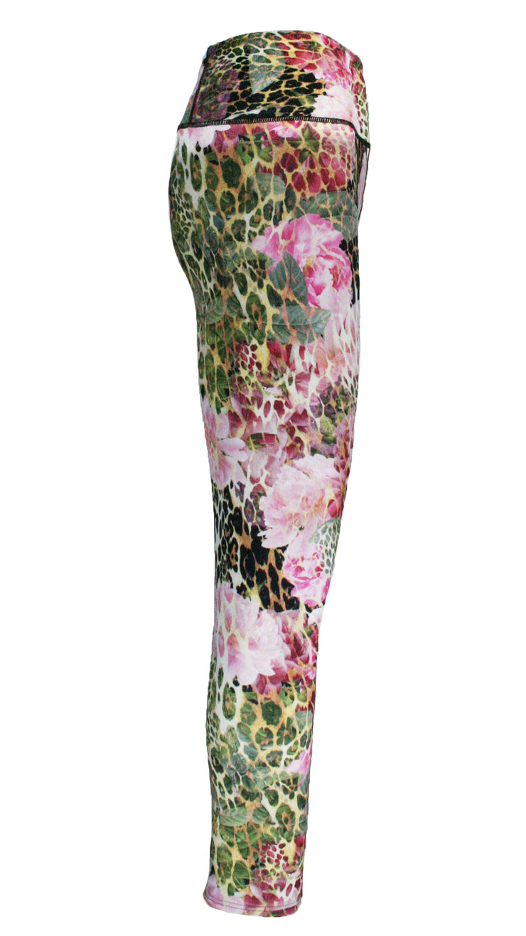 Rose Animal F/L Tights
