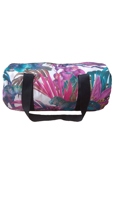 Lush Leopard White Travel Bag