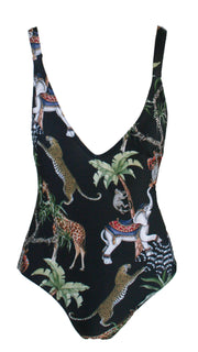Serengeti Safari V Neck One Piece