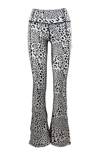 Leopard Active Flare Tights