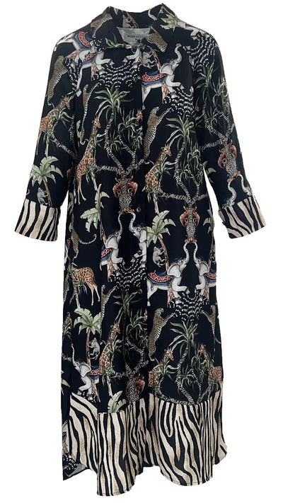 Serengeti Safari Luxe Shirt Dress