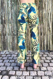 Tropical Splendour Yellow Luxe Pants