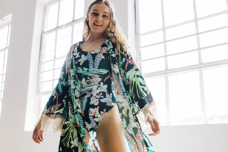 Floral Botanical One Piece