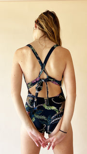 Jewels of the Jungle V Neck One Piece